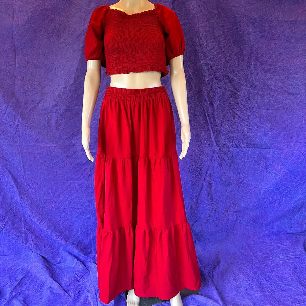 Rooscier: Smocked, Two Piece, Poof Sleeves